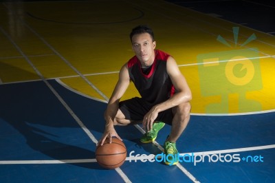 Asian Basketball Player Stock Photo