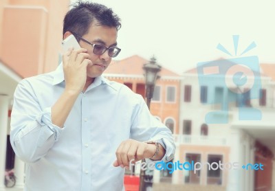 Asian Businessman Stock Photo