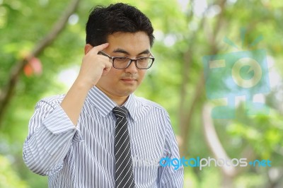 Asian Businessman Stock Photo