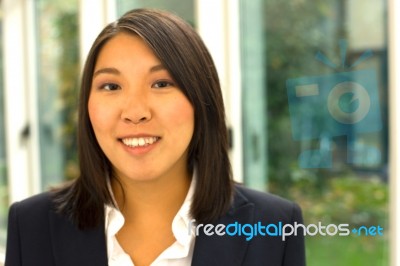 Asian Businesswoman Stock Photo