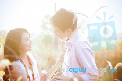 Asian Couple Stock Photo