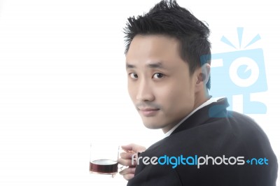 Asian Man Business Stock Photo