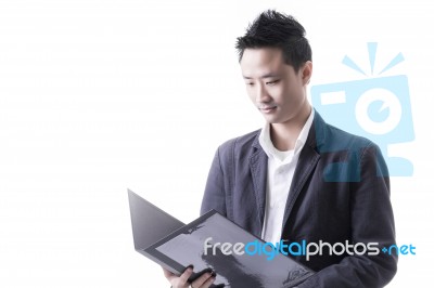 Asian Man Business Stock Photo