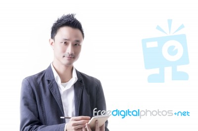 Asian Man Business Stock Photo