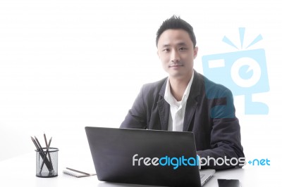 Asian Man Business Stock Photo