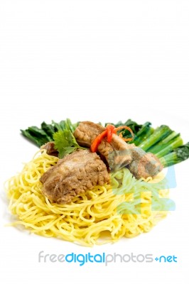 Asian Noodle Stock Photo