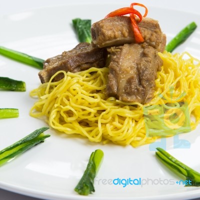 Asian Noodle Stock Photo