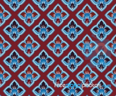 Asian Tradition Art Pattern Stock Image