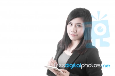 Asian Woman Business Stock Photo