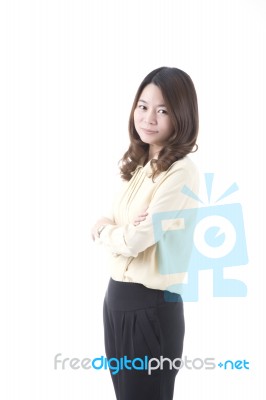 Asian Woman Business Stock Photo