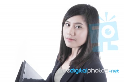 Asian Woman Business Stock Photo