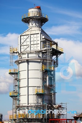 Assembly Processing Module For Industrial Plant Stock Photo