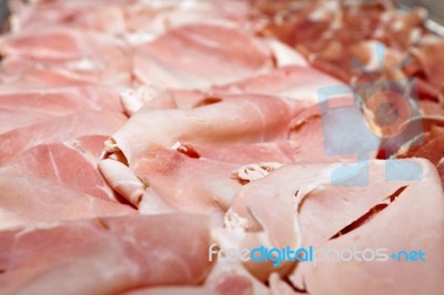 Assorted Cold Cuts Stock Photo