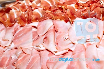 Assorted Cold Cuts Stock Photo