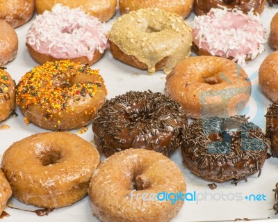 Assorted Donuts Stock Photo