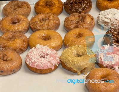 Assorted Donuts Stock Photo