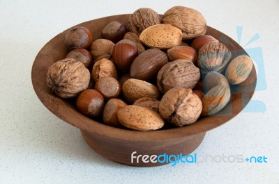 Assortment Of Nuts Stock Photo