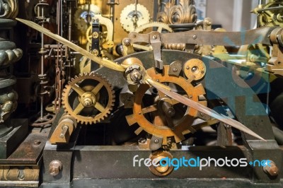 Astronomical Clock In Cathedral Of St Jean In Besancon France Stock Photo