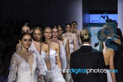 Athens, Greece - Mar  29, 2018, Athens Xclusive Designers Week Stock Photo