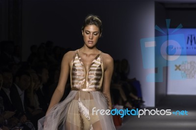 Athens, Greece - Mar  29, 2018, Athens Xclusive Designers Week Stock Photo