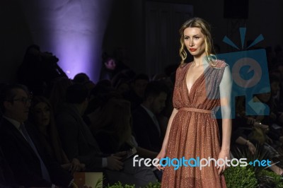 Athens, Greece - Mar  29, 2018, Athens Xclusive Designers Week Stock Photo