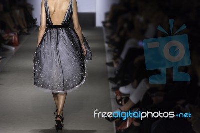 Athens Xclusive Designers Week Fashio Catwalk Stock Photo