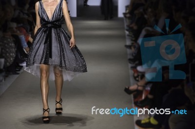 Athens Xclusive Designers Week Fashio Catwalk Stock Photo