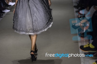 Athens Xclusive Designers Week Fashio Catwalk Stock Photo