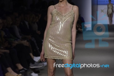 Athens Xclusive Designers Week Fashio Catwalk Stock Photo