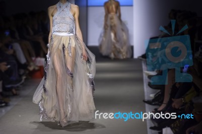 Athens Xclusive Designers Week Fashio Catwalk Stock Photo