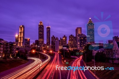 Atlanta Skyline Stock Photo