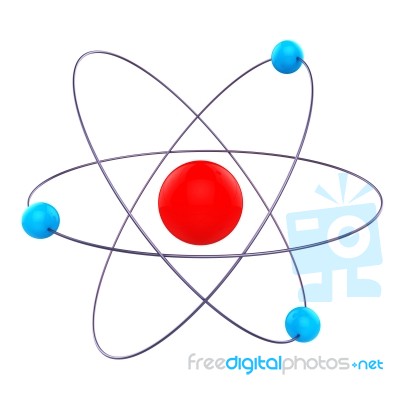 Atom Molecule Means Formula Chemical And Research Stock Image