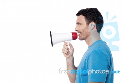 Attention Please, Good News To All ! Stock Photo