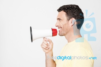 Attention, Please Listen Me ! Stock Photo