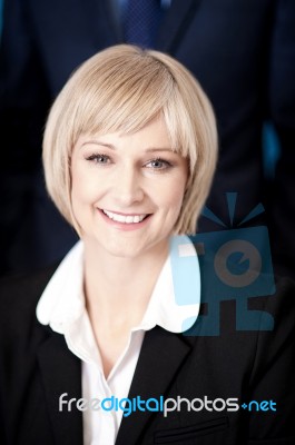 Attractive Corporate Lady Stock Photo