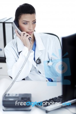 Attractive Female Doctor Stock Photo