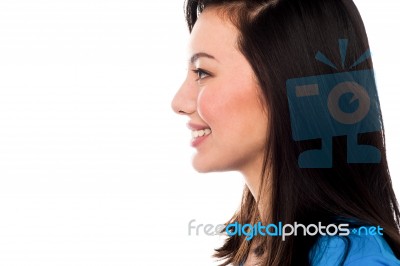 Attractive Pretty Young Female Model Stock Photo