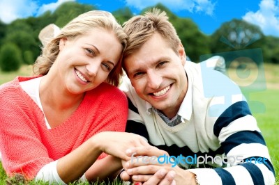 Attractive Young Couple In Love Stock Photo