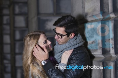 Attractive Young Couple In Love Stock Photo