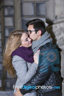 Attractive Young Couple In Love Stock Photo