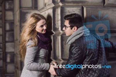 Attractive Young Couple In Love Stock Photo