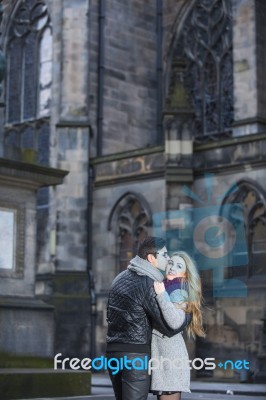 Attractive Young Couple In Love Stock Photo