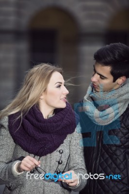 Attractive Young Couple In Love Stock Photo