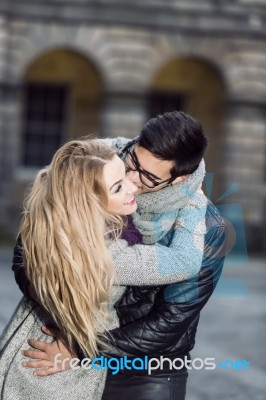 Attractive Young Couple In Love Stock Photo