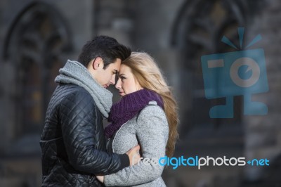 Attractive Young Couple In Love Stock Photo