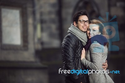 Attractive Young Couple In Love Stock Photo