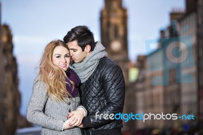 Attractive Young Couple In Love Stock Photo