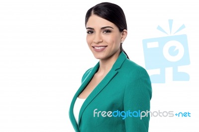 Attravctive Young Business Woman Stock Photo