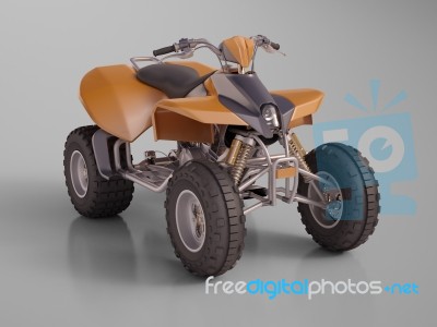 Atv Quad Bike Stock Photo