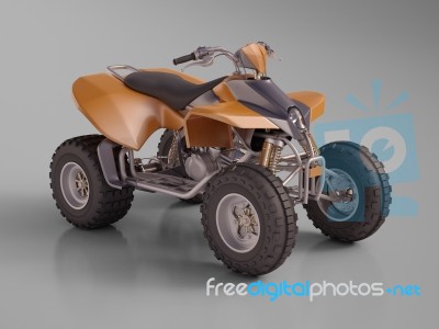 Atv Quad Bike Stock Photo